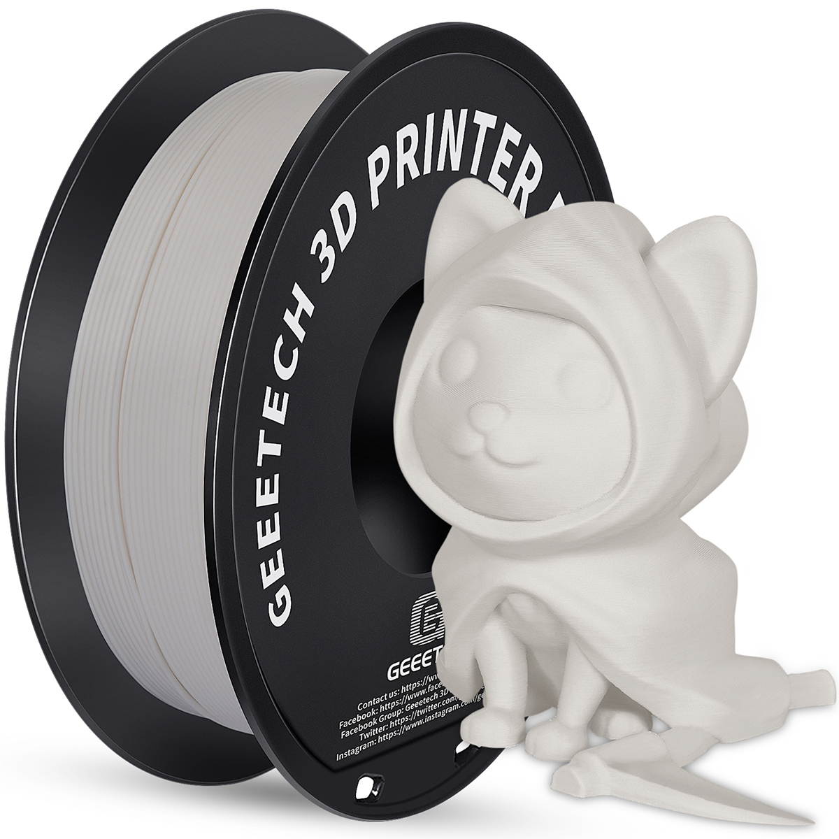 GEEETECH 3D Printer Filament 1KG/roll PLA/ABS+/PETG/TPU/Matte PLA Consumables US