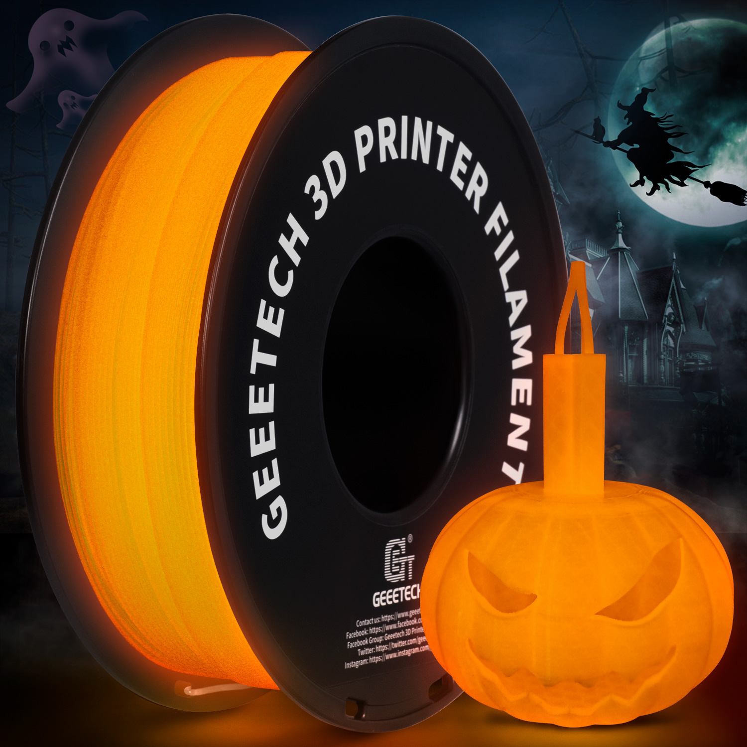 GEEETECH 3D Printer Filament 1KG/roll PLA/ABS+/PETG/TPU/Matte PLA Consumables US