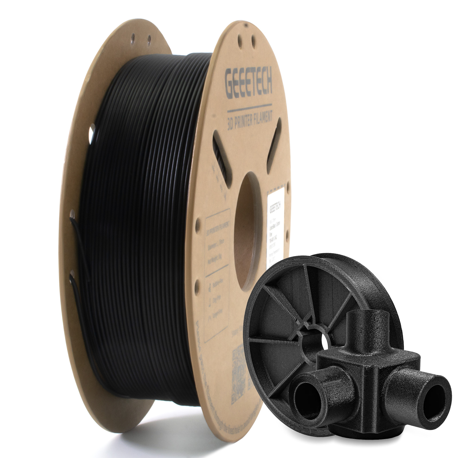 1kg/Rol 1.75mm Carbon Fiber PLA Geeetech 3D Filament High Stiffness eco-friendly