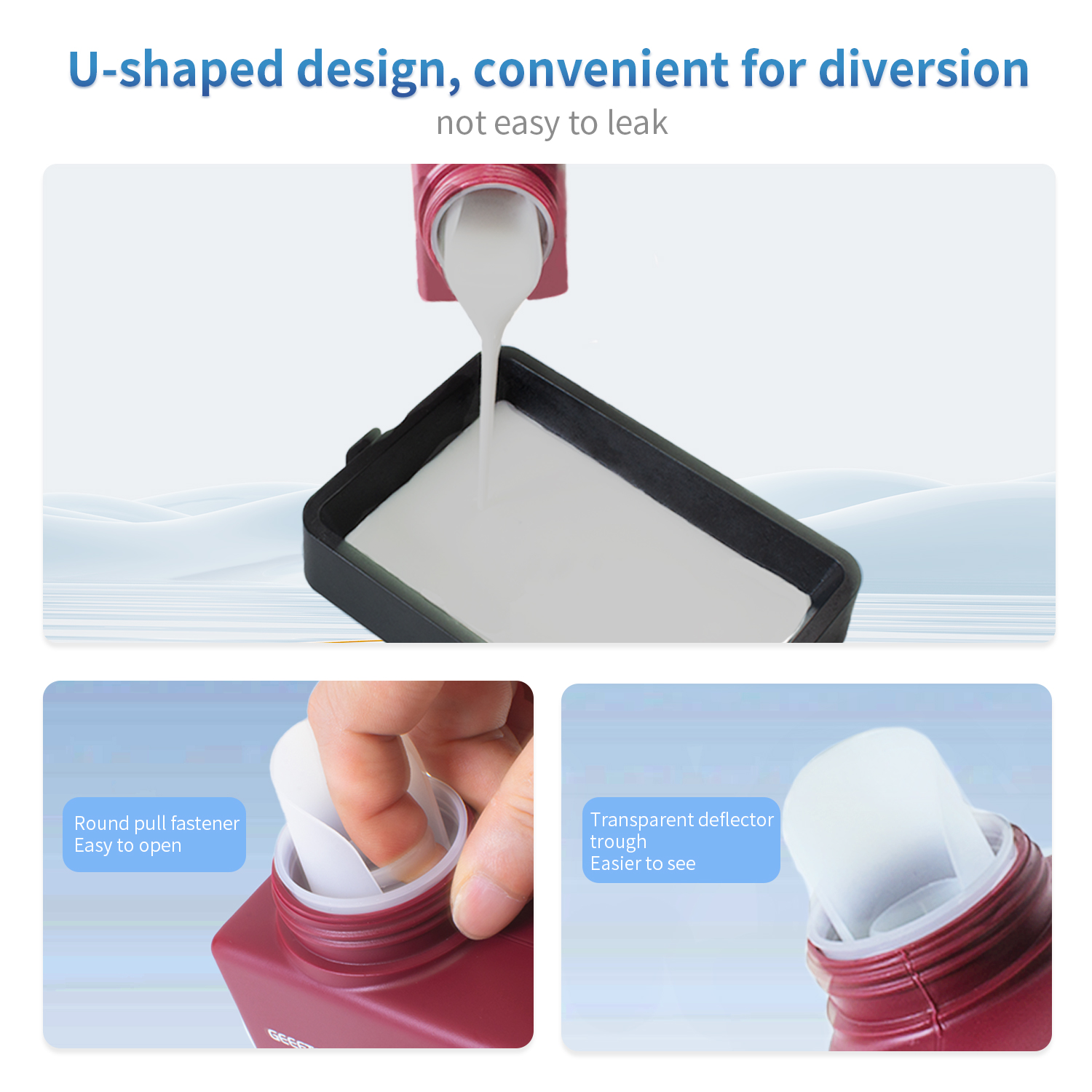 【Compre 4 y obtenga 2 gratis, agregue 6】 Impresora 3D GEEETECH SLA/LCD 1 KG UV 405 nm resina estándar - Imagen 36 de 65