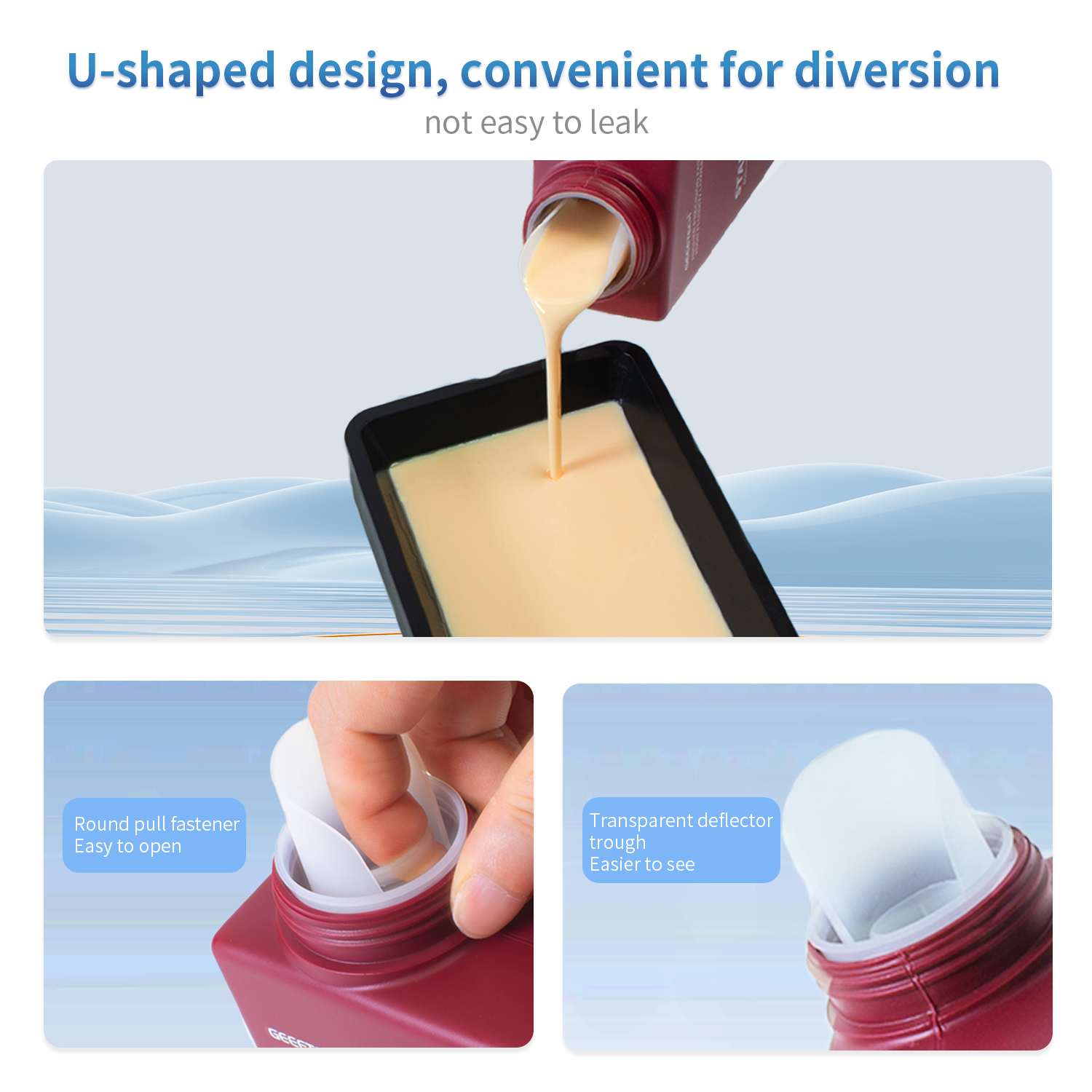 【Compre 4 y obtenga 2 gratis, agregue 6】 Impresora 3D GEEETECH SLA/LCD 1 KG UV 405 nm resina estándar - Imagen 47 de 65