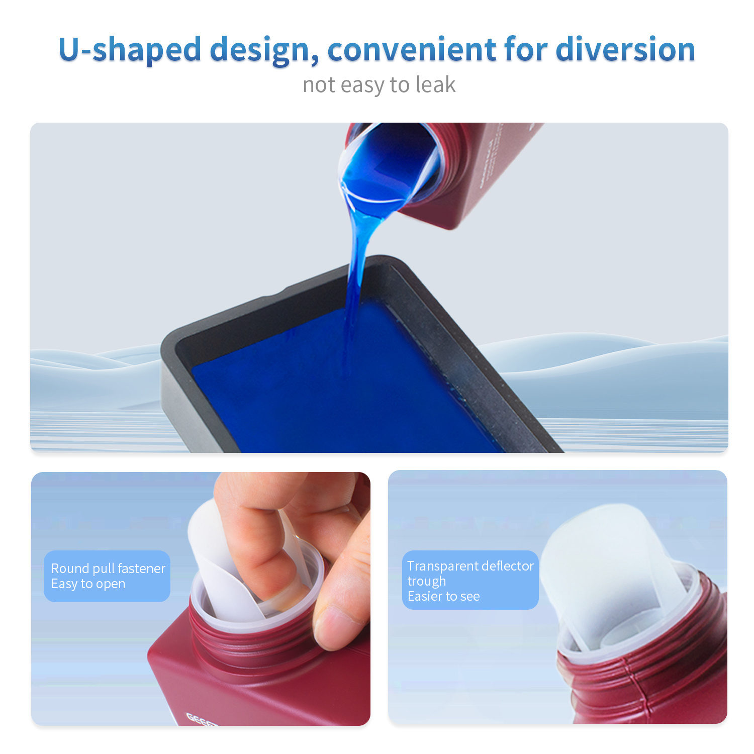 【Compre 4 y obtenga 2 gratis, agregue 6】 Impresora 3D GEEETECH SLA/LCD 1 KG UV 405 nm resina estándar - Imagen 55 de 65