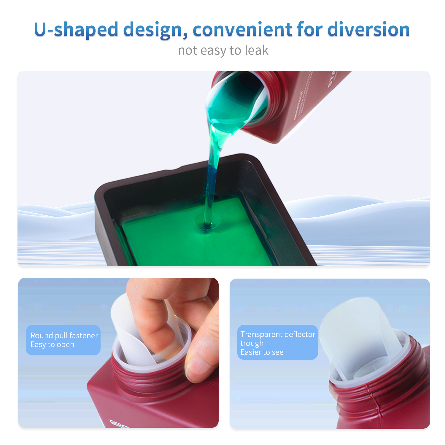 【Compre 4 y obtenga 2 gratis, agregue 6】 Impresora 3D GEEETECH SLA/LCD 1 KG UV 405 nm resina estándar - Imagen 62 de 65