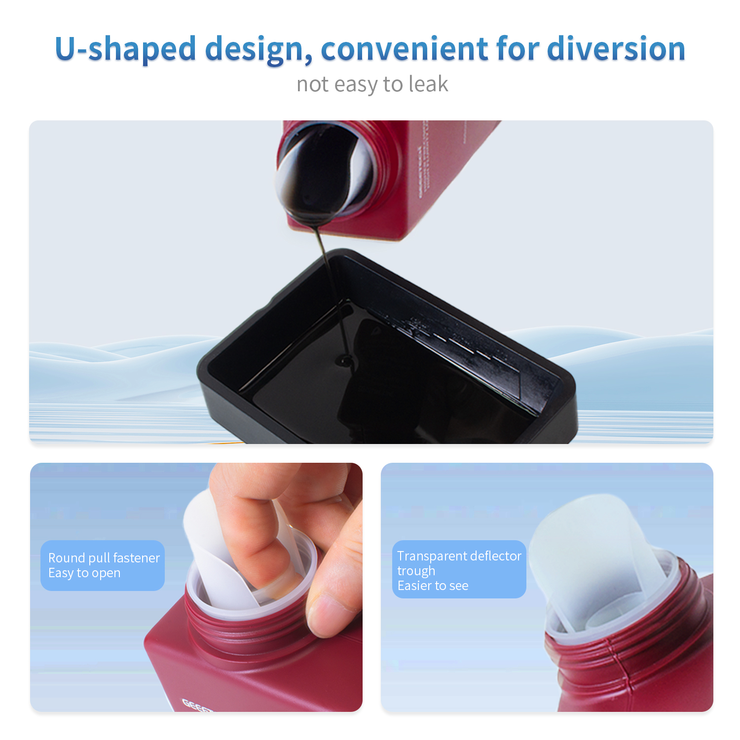 【Buy 4 Get 2 Free,Add 6】GEEETECH 1KG SLA/LCD 3D Printer ABS-LIKE 405nm UV Resin - Picture 52 of 61