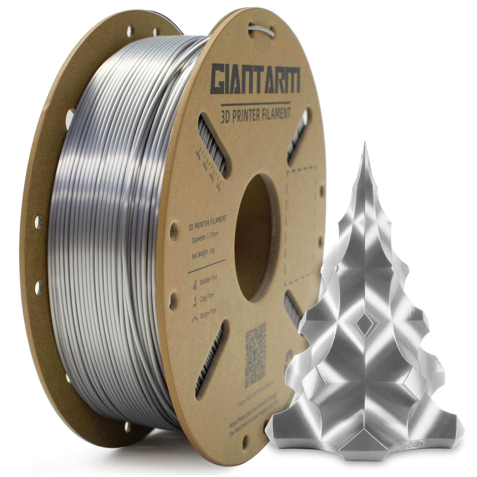 GIANTARM 3D Drucker Filament Seide PLA 1,75mm 1kg Einzeln Seide Farben Filament - Bild 2