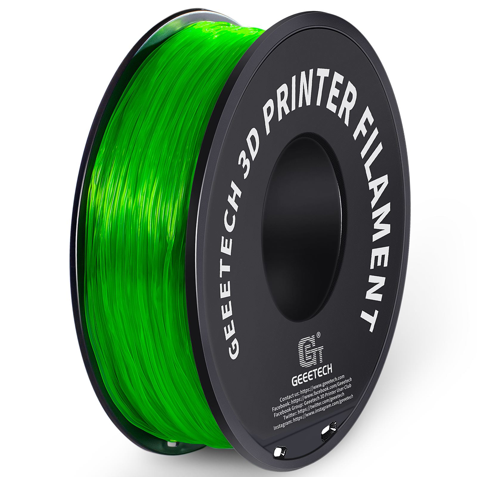 Geeetech 3D Printer Filament TPU 1.75mm 1KG Per Roll 22 Color Consumables New US