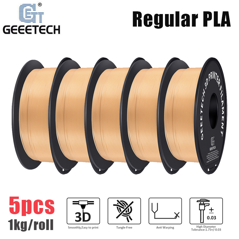 5KG Regular PLA Geeetech 3D Printer Filaments 1.75 1kg/rol Precision Consumables