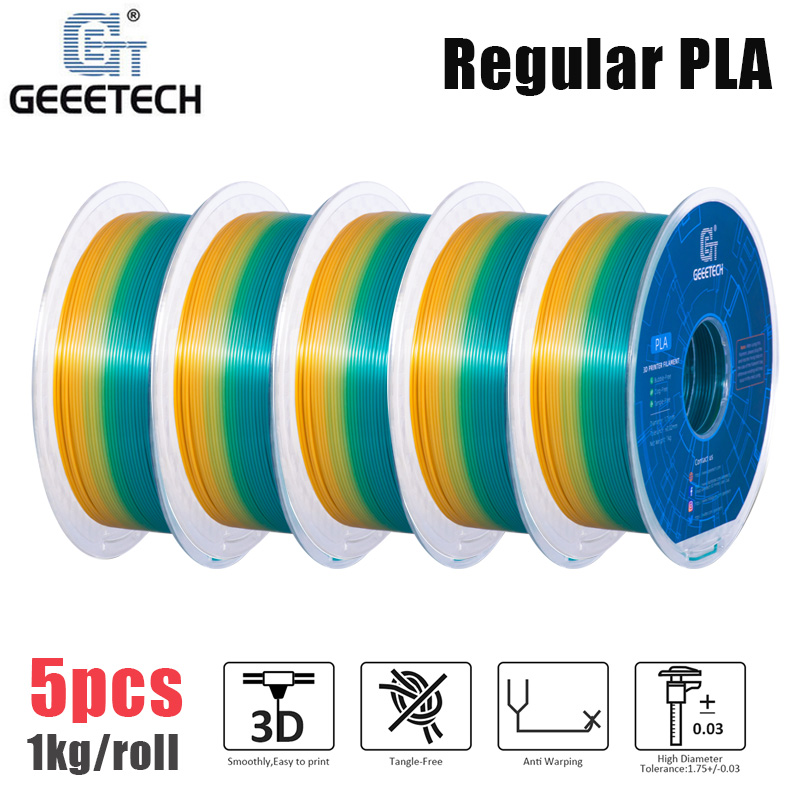 5KG Regular PLA Geeetech 3D Printer Filaments 1.75 1kg/rol Precision Consumables