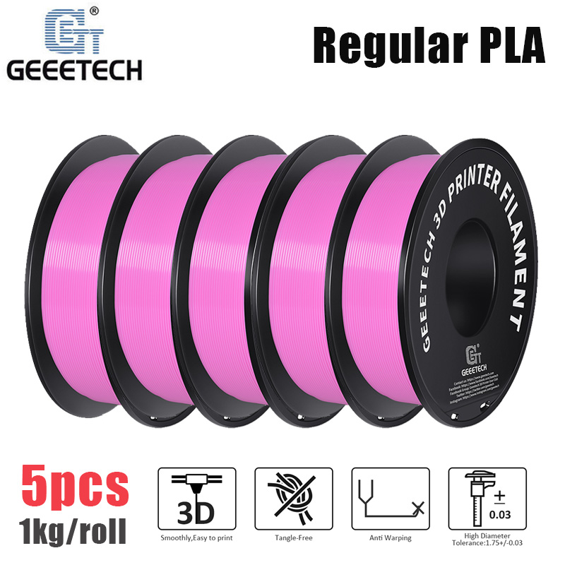 5KG Regular PLA Geeetech 3D Printer Filaments 1.75 1kg/rol Precision Consumables