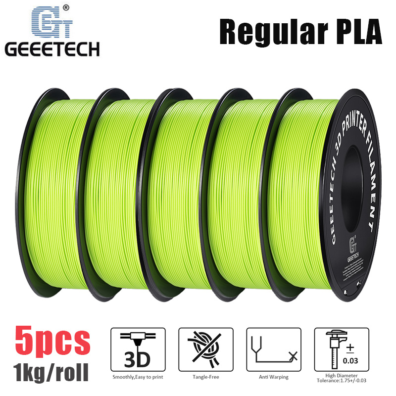 5KG Regular PLA Geeetech 3D Printer Filaments 1.75 1kg/rol Precision Consumables