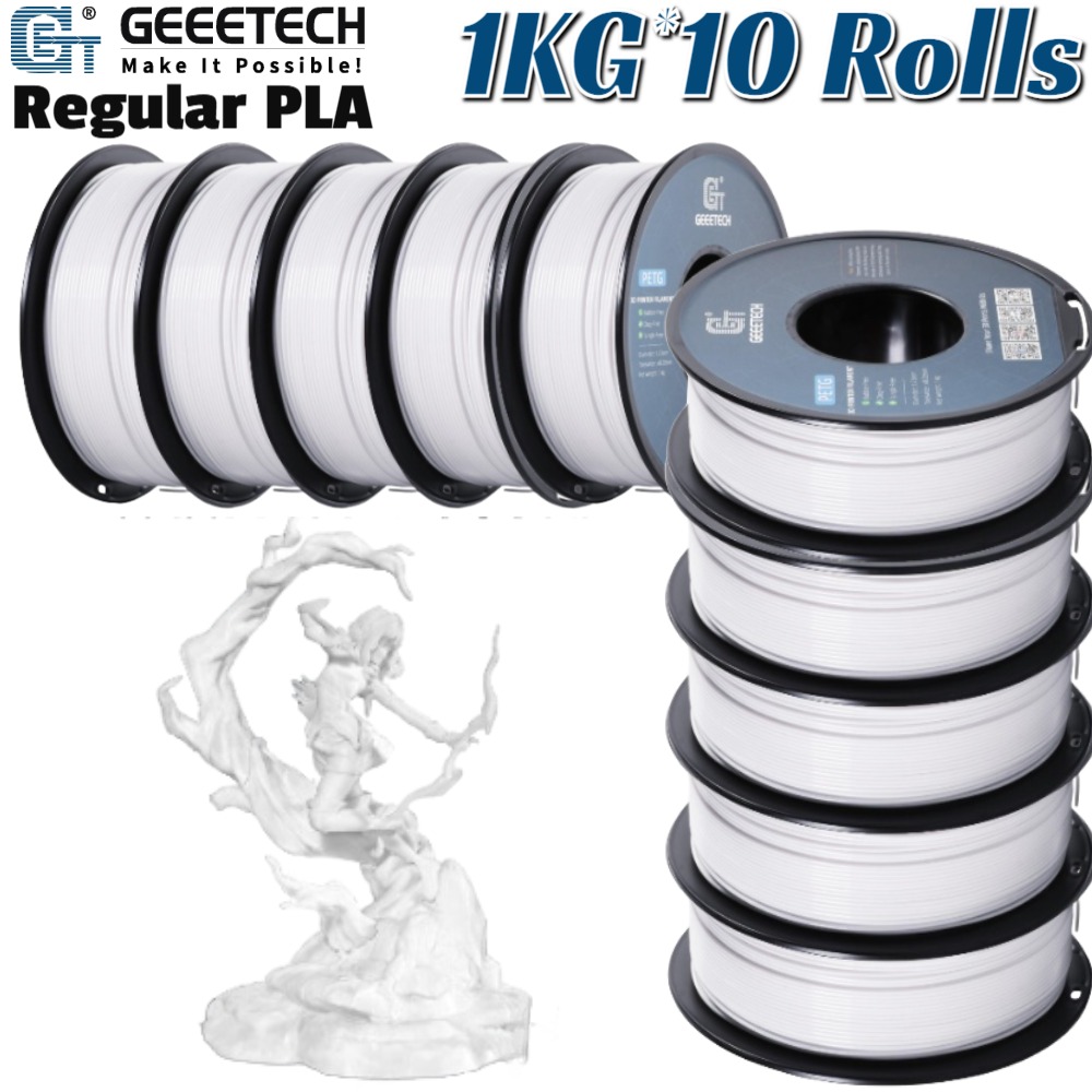 10KG Geeetech Filamenti 3D 1kg/rotolo Regolare PLA 1,75mm PLA Consumabili di Precisione - Foto 42 di 43