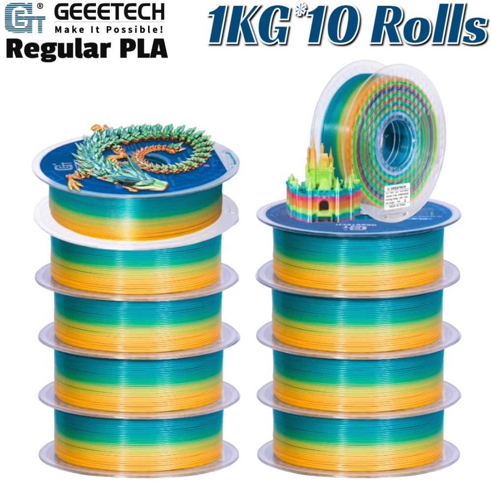 10KG Geeetech Filamenti 3D 1kg/rotolo Regolare PLA 1,75mm PLA Consumabili di Precisione - Foto 30 di 43