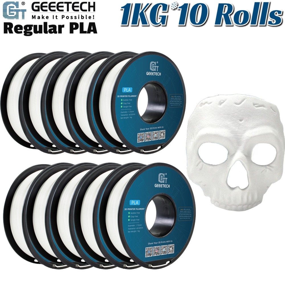 10KG Geeetech Filamenti 3D 1kg/rotolo Regolare PLA 1,75mm PLA Consumabili di Precisione - Foto 25 di 43
