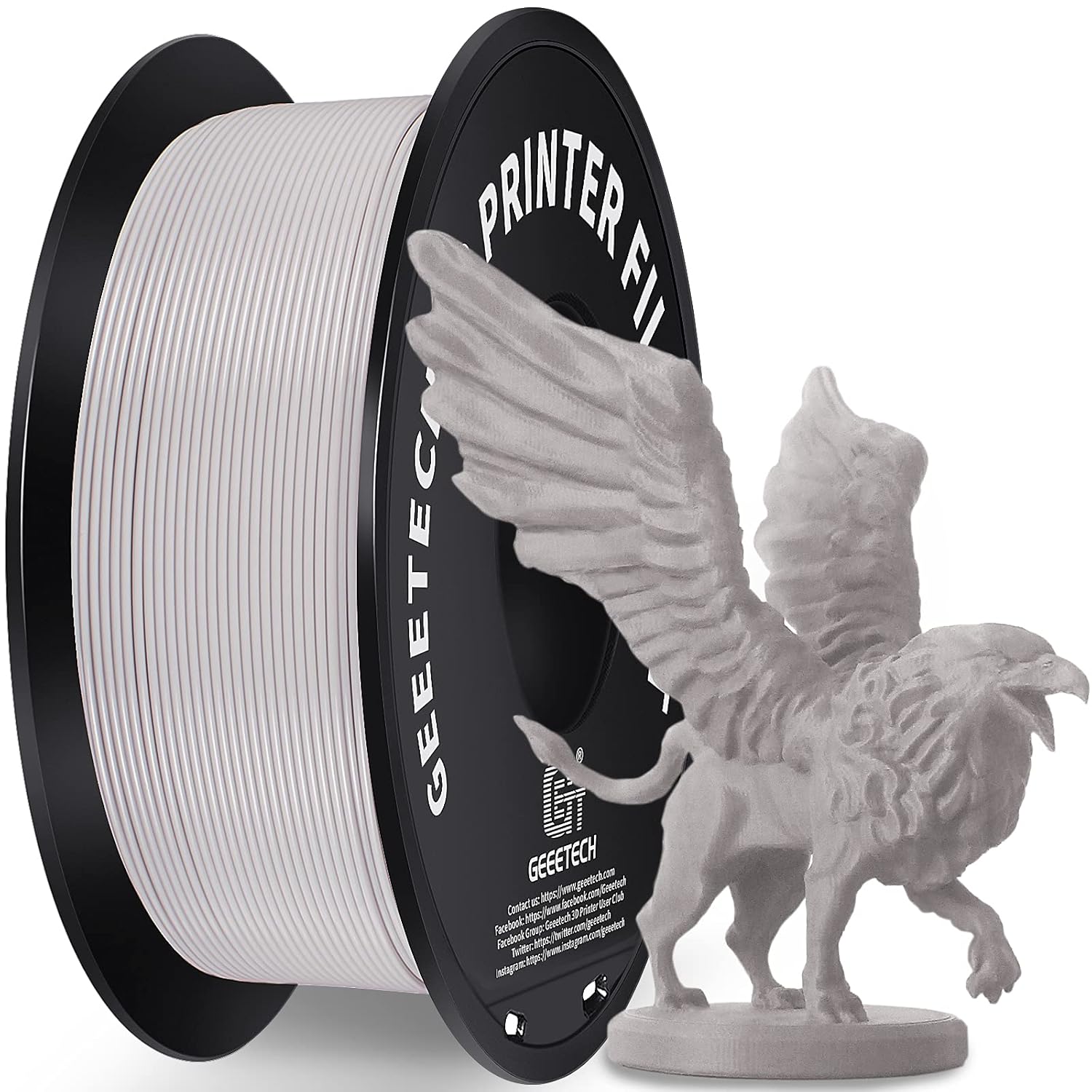 10 rotoli 1 kg/rotolo Geeetech filamento PLA regolare 1,75 mm perfetto per stampante 3D FDM - Foto 16 di 32