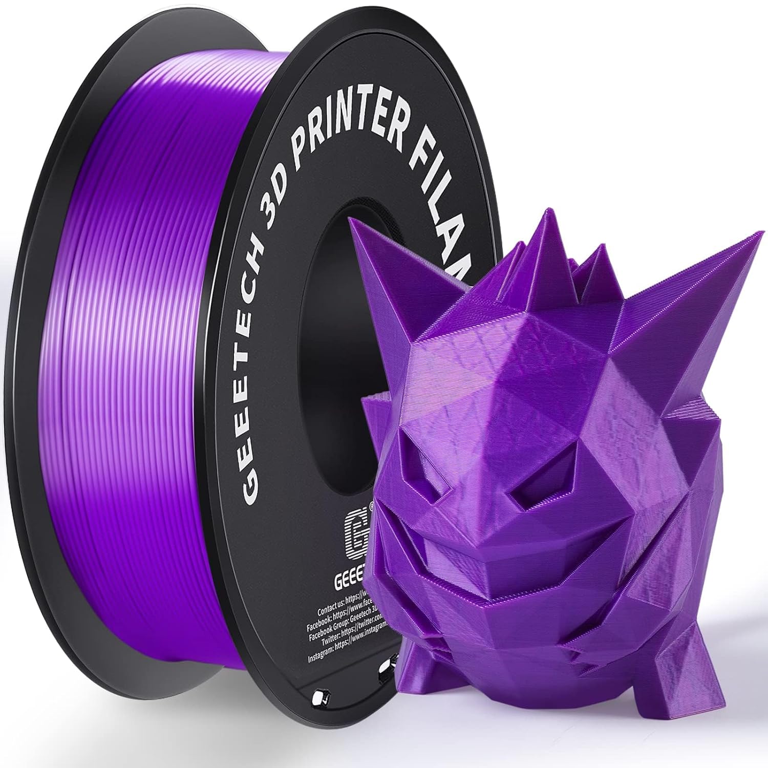 10 rotoli 1 kg/rotolo Geeetech filamento PLA regolare 1,75 mm perfetto per stampante 3D FDM - Foto 18 di 32