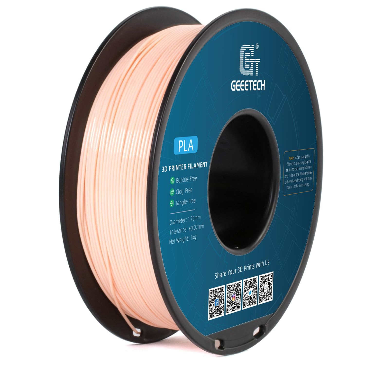 10 rotoli 1 kg/rotolo Geeetech filamento PLA regolare 1,75 mm perfetto per stampante 3D FDM - Foto 31 di 32