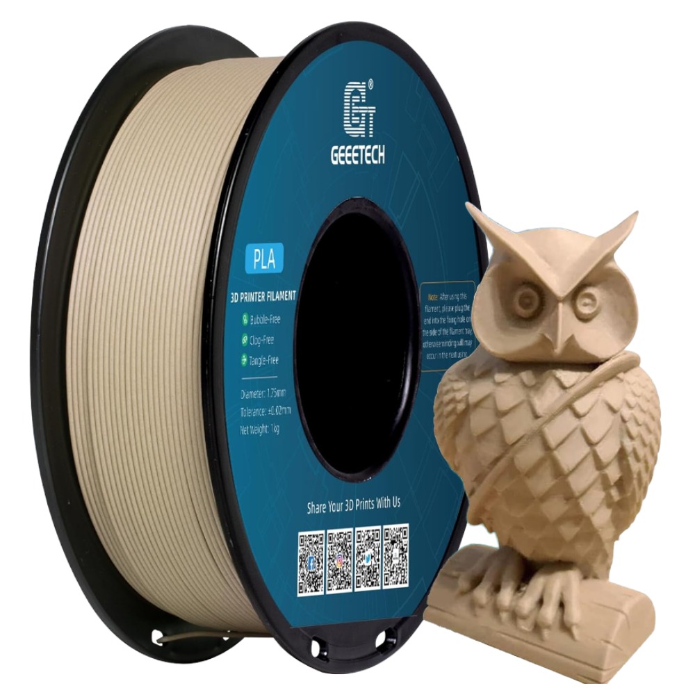 1KG/Roll Geeetech 3D Printer Filament Wood PLA 1.75mm Smooth Printing Filament - Picture 11 of 14