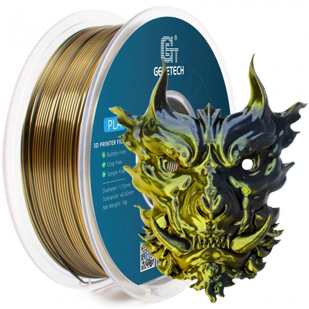 Geeetech 3D Printer Filament Silk Dual Color PLA 1.75mm 1KG/roll Consumables UK - Picture 3 of 10