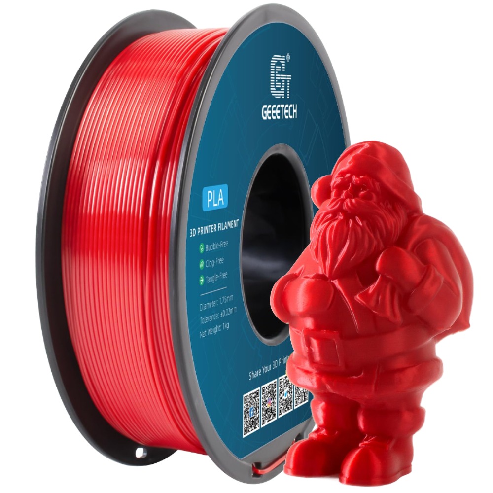 NEW GEEETECH 3D Printer Filament 1.75MM 1KG PLA/TPU/ABS+/PETG/Silk/Matte/HS-PLA - Afbeelding 26 van 298