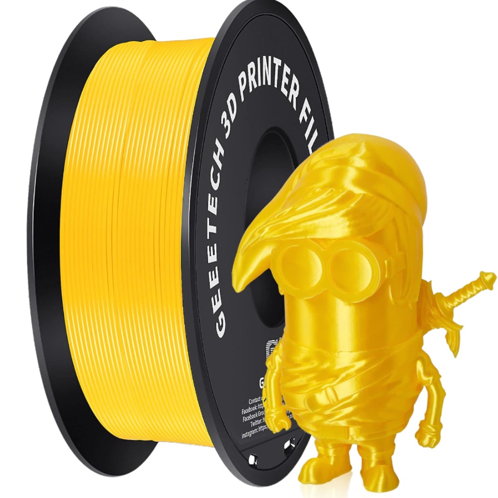 NEW GEEETECH 3D Printer Filament 1.75MM 1KG PLA/TPU/ABS+/PETG/Silk/Matte/HS-PLA - Afbeelding 29 van 298