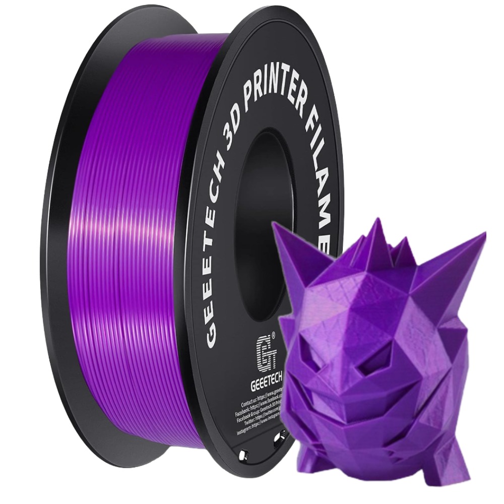 NEW GEEETECH 3D Printer Filament 1.75MM 1KG PLA/TPU/ABS+/PETG/Silk/Matte/HS-PLA - Afbeelding 30 van 298