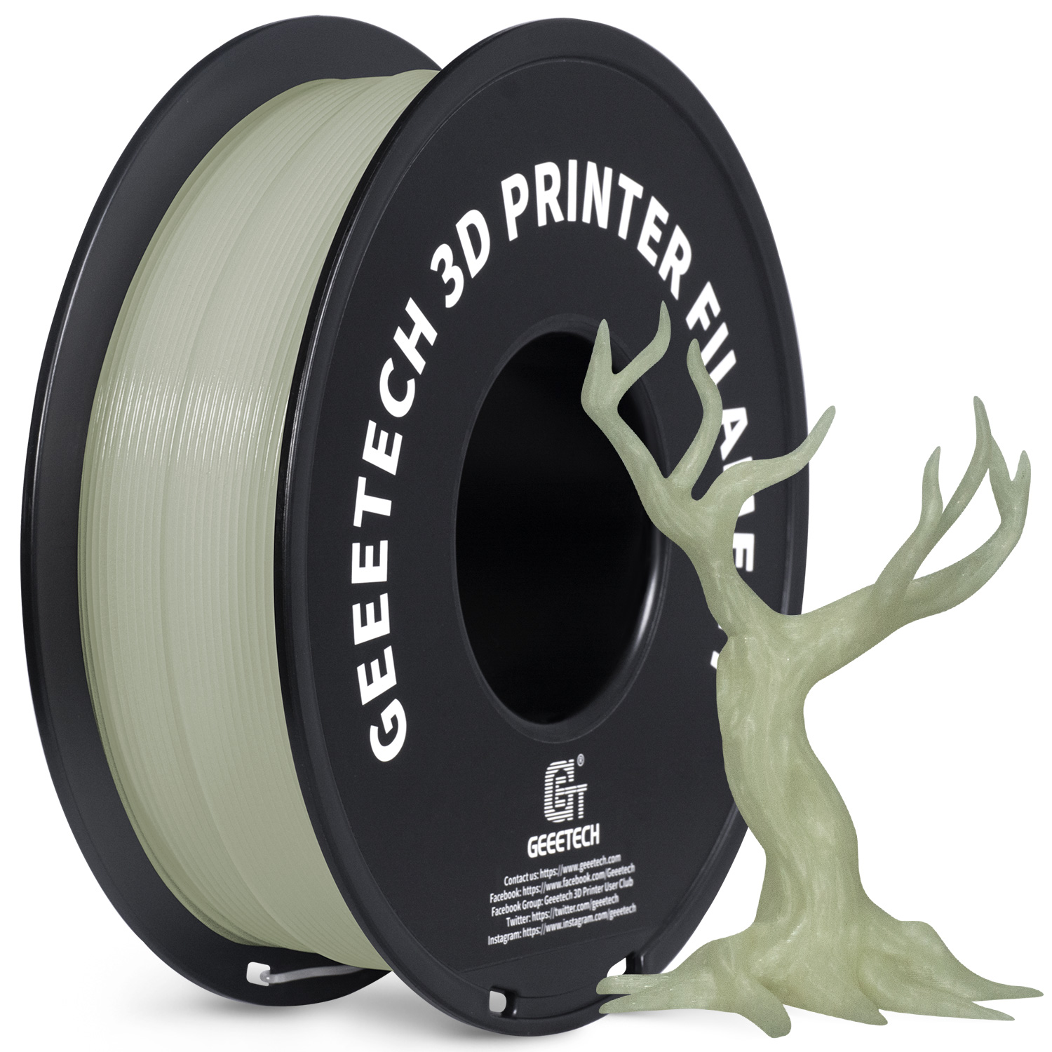 NEW GEEETECH 3D Printer Filament 1.75MM 1KG PLA/TPU/ABS+/PETG/Silk/Matte/HS-PLA - Afbeelding 41 van 298