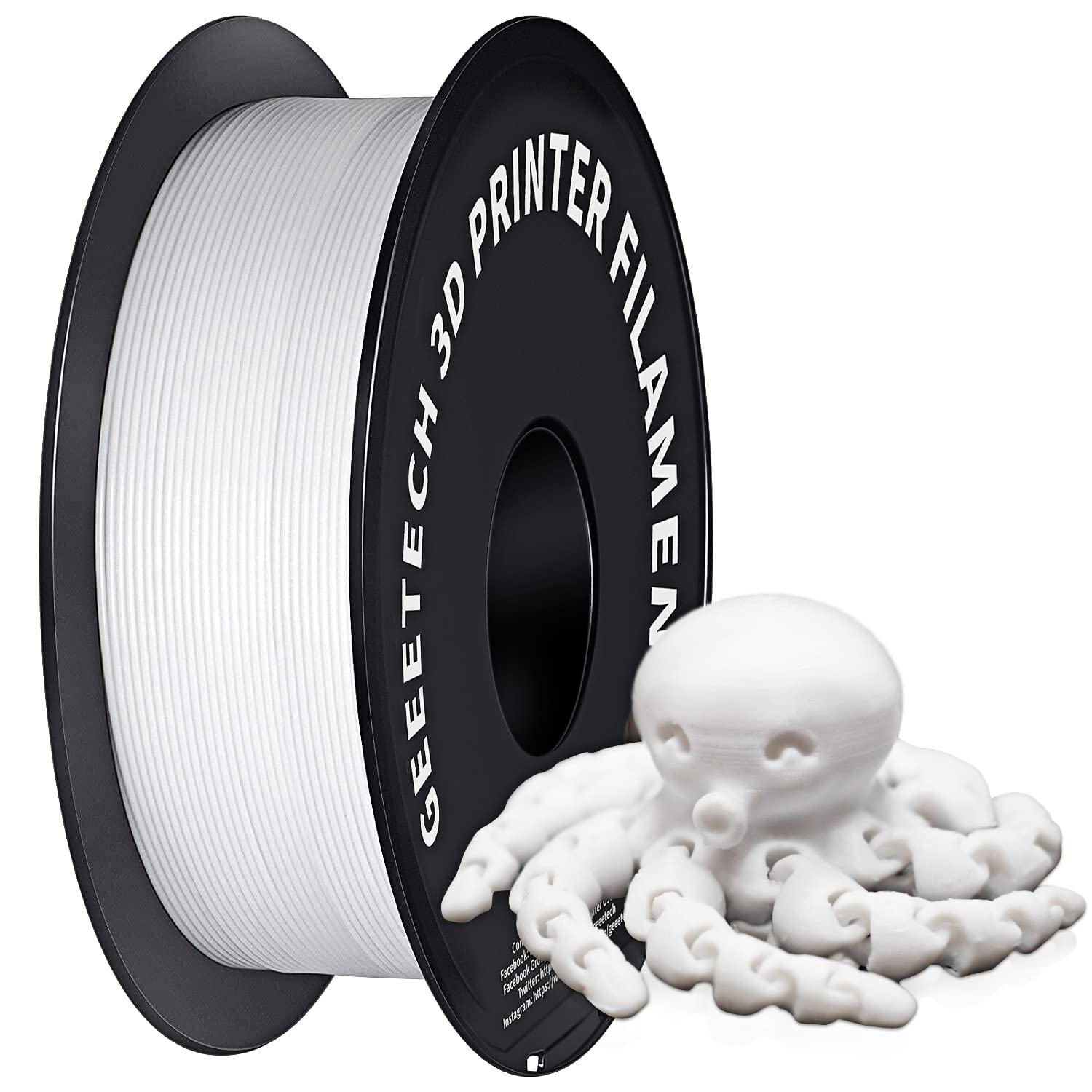 NEW GEEETECH 3D Printer Filament 1.75MM 1KG PLA/TPU/ABS+/PETG/Silk/Matte/HS-PLA - Afbeelding 52 van 298