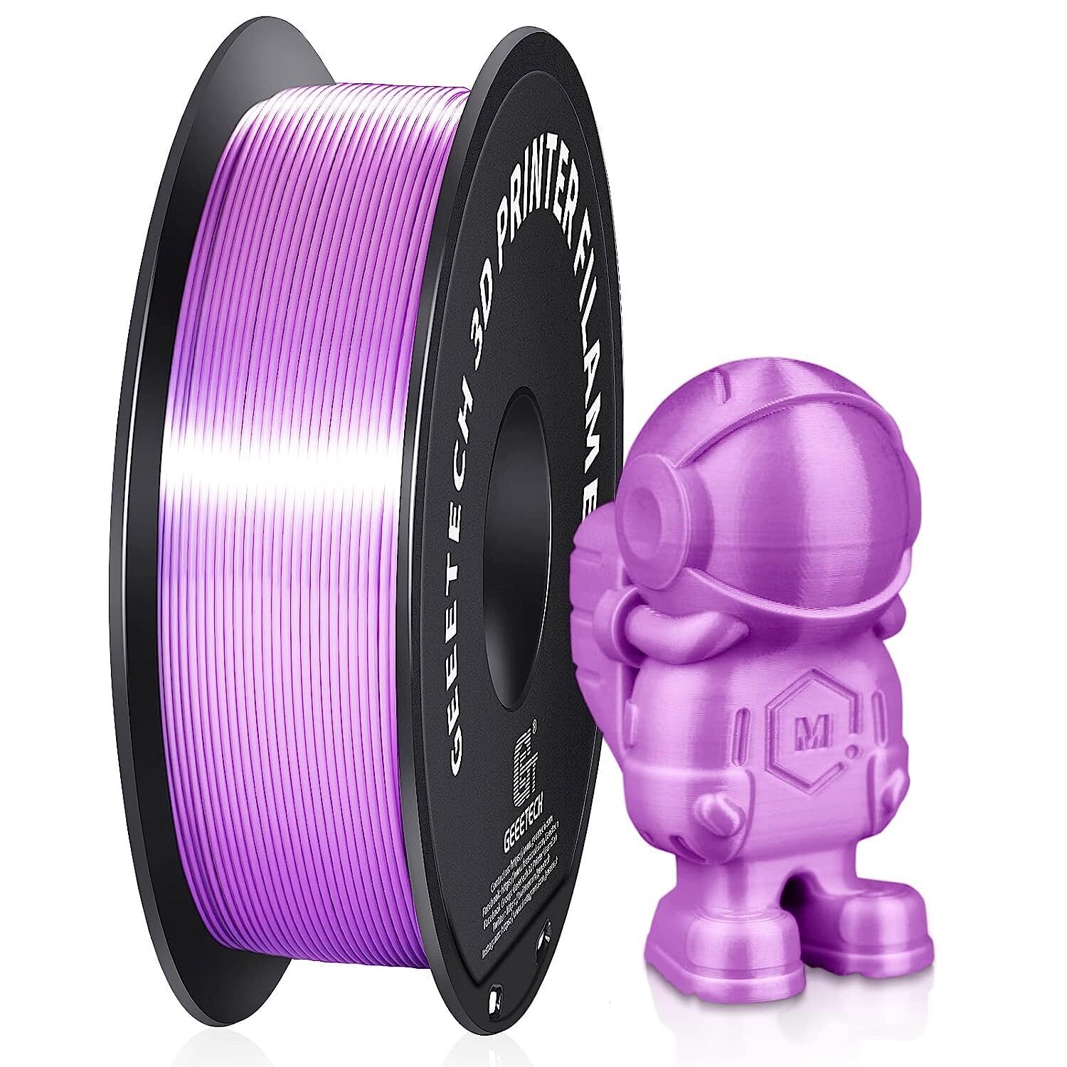 NEW GEEETECH 3D Printer Filament 1.75MM 1KG PLA/TPU/ABS+/PETG/Silk/Matte/HS-PLA - Afbeelding 57 van 298