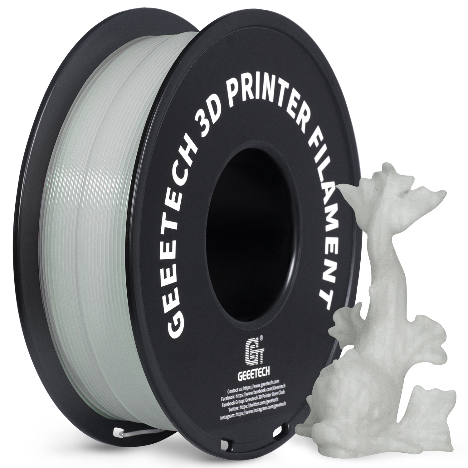 NEW GEEETECH 3D Printer Filament 1.75MM 1KG PLA/TPU/ABS+/PETG/Silk/Matte/HS-PLA - Afbeelding 70 van 298