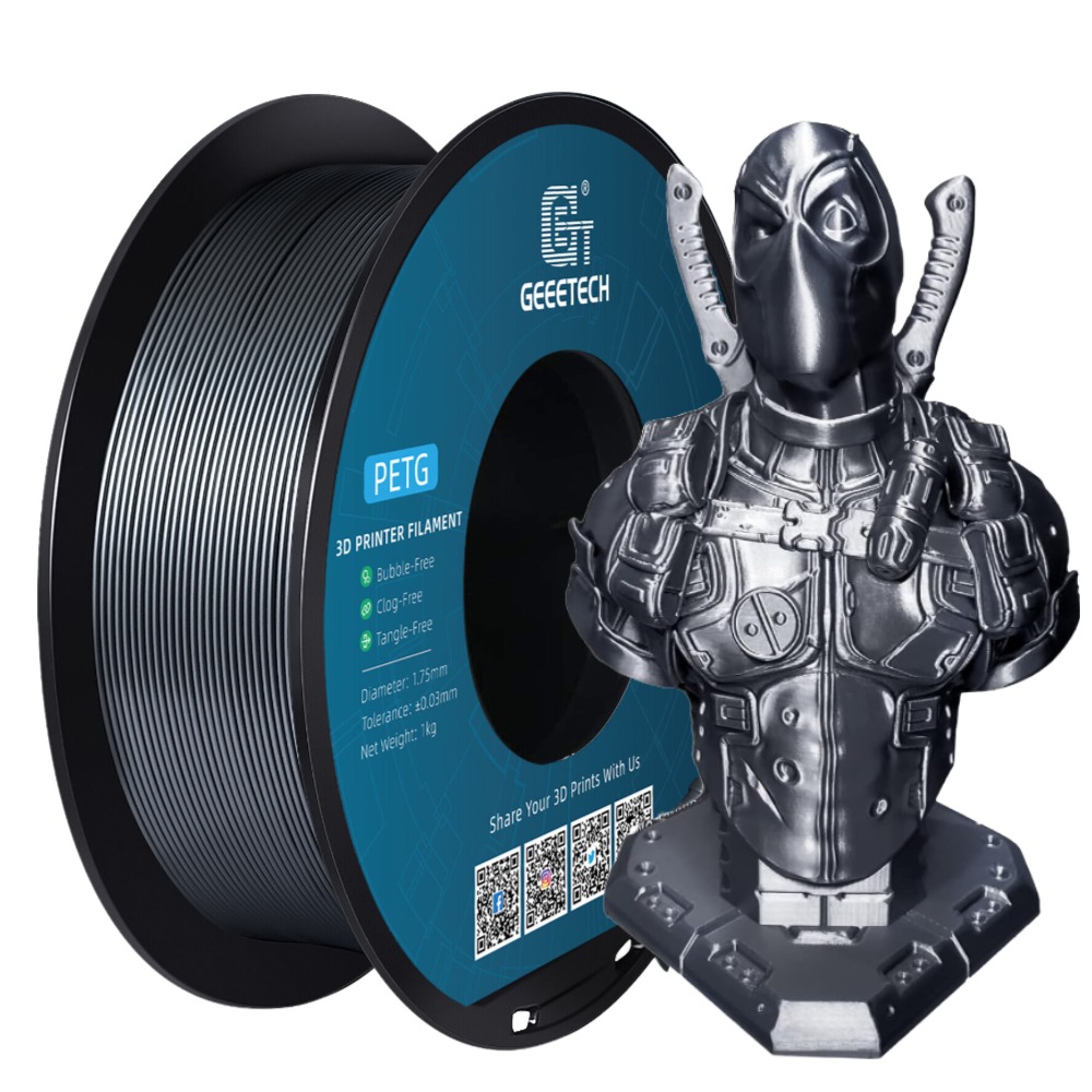 NEW GEEETECH 3D Printer Filament 1.75MM 1KG PLA/TPU/ABS+/PETG/Silk/Matte/HS-PLA - Afbeelding 107 van 298