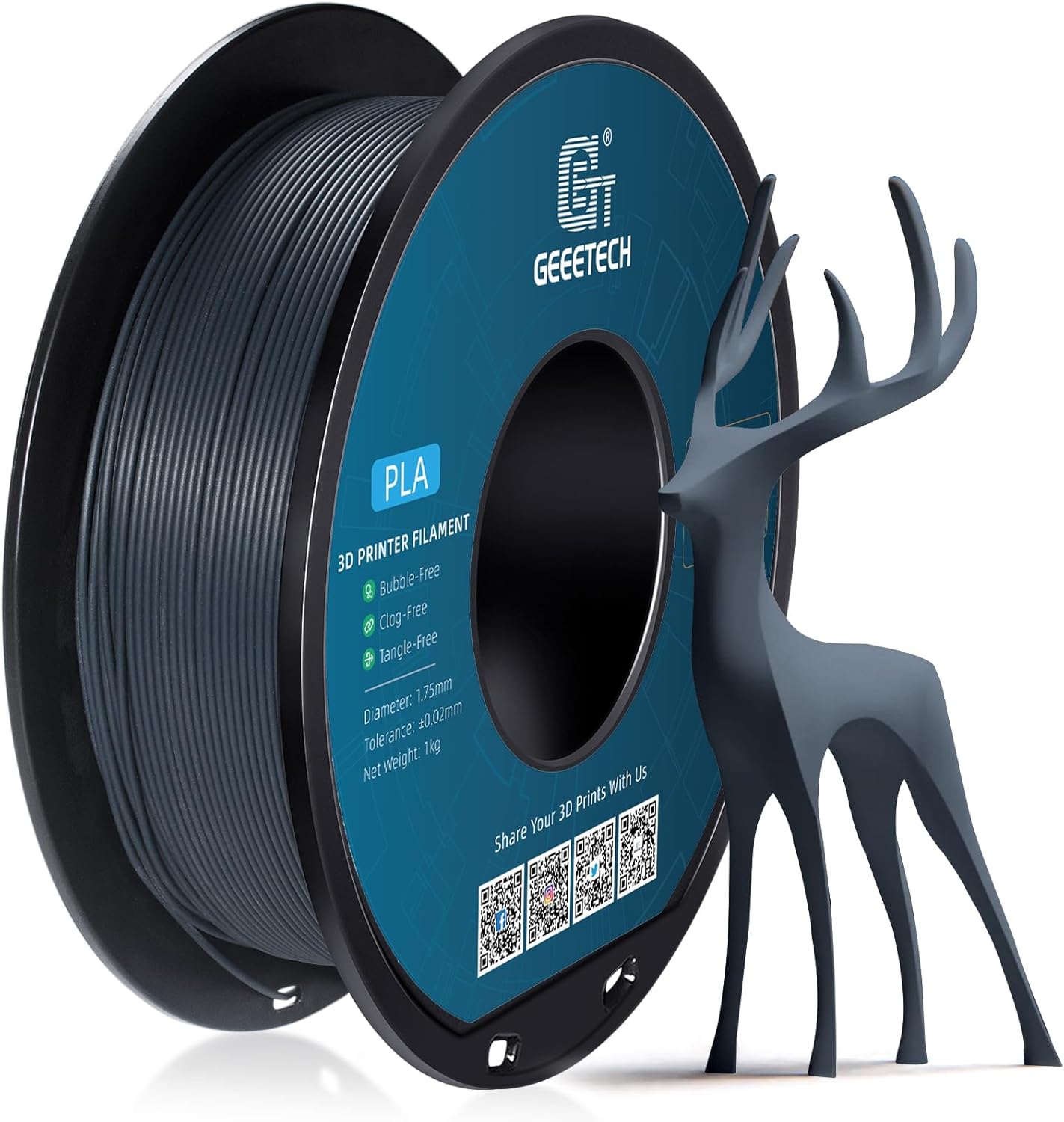 NEW GEEETECH 3D Printer Filament 1.75MM 1KG PLA/TPU/ABS+/PETG/Silk/Matte/HS-PLA - Afbeelding 131 van 298