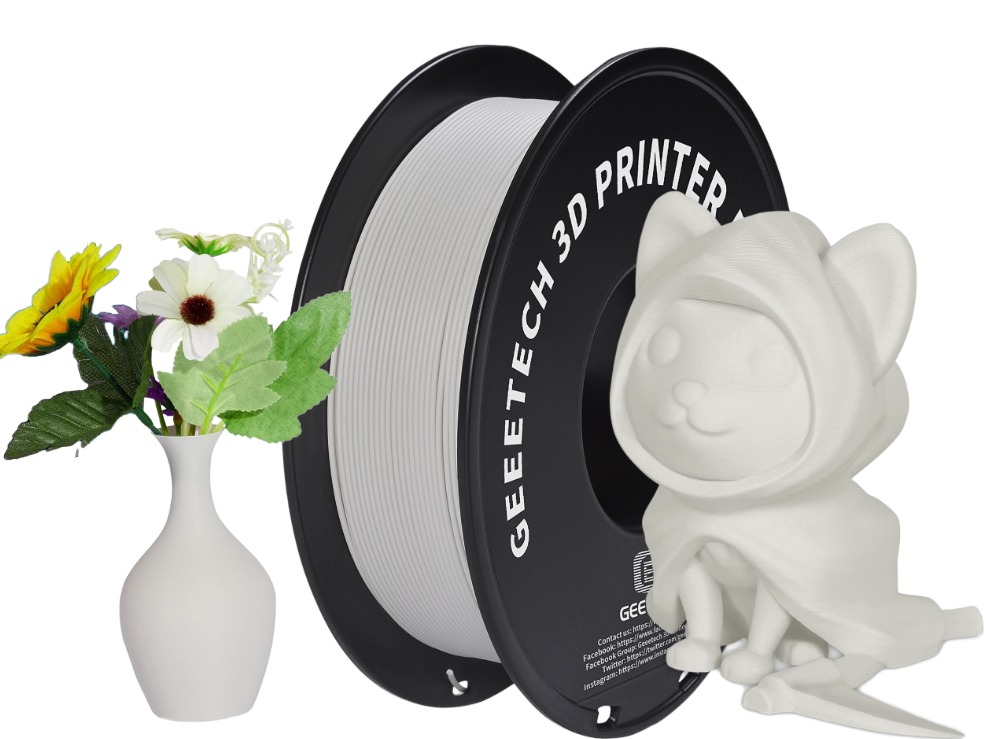 NEW GEEETECH 3D Printer Filament 1.75MM 1KG PLA/TPU/ABS+/PETG/Silk/Matte/HS-PLA - Afbeelding 137 van 298