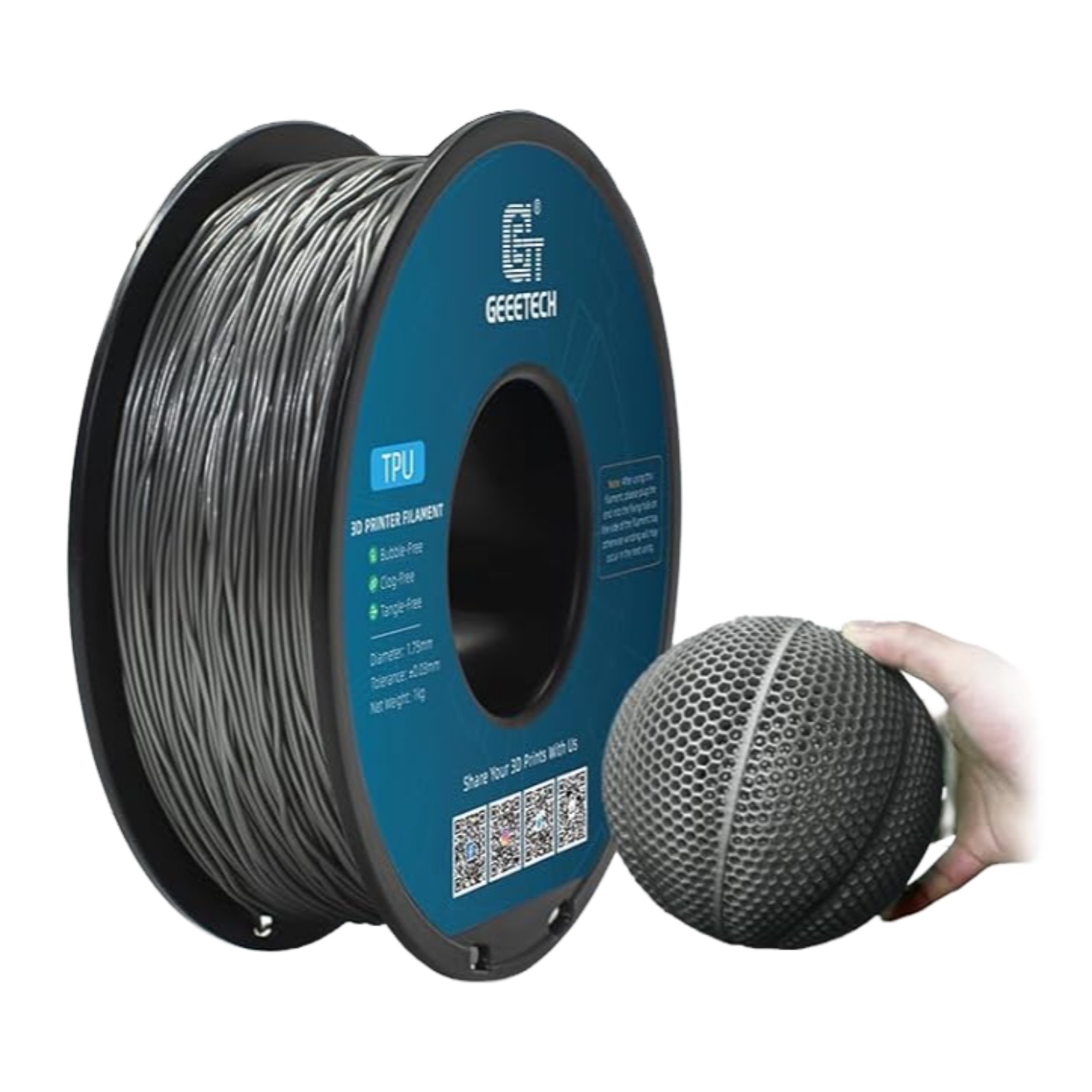 NEW GEEETECH 3D Printer Filament 1.75MM 1KG PLA/TPU/ABS+/PETG/Silk/Matte/HS-PLA - Afbeelding 268 van 298