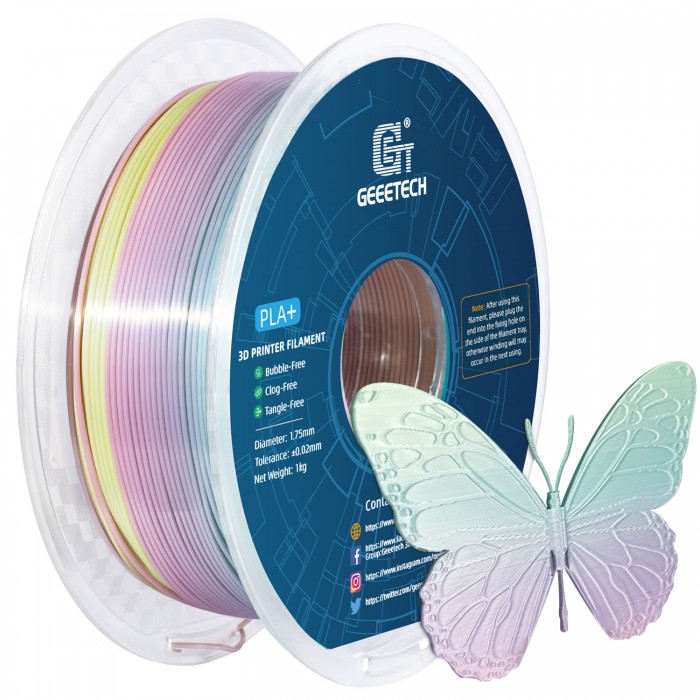 NEW GEEETECH 3D Printer Filament 1.75MM 1KG PLA/TPU/ABS+/PETG/Silk/Matte/HS-PLA - Afbeelding 282 van 298