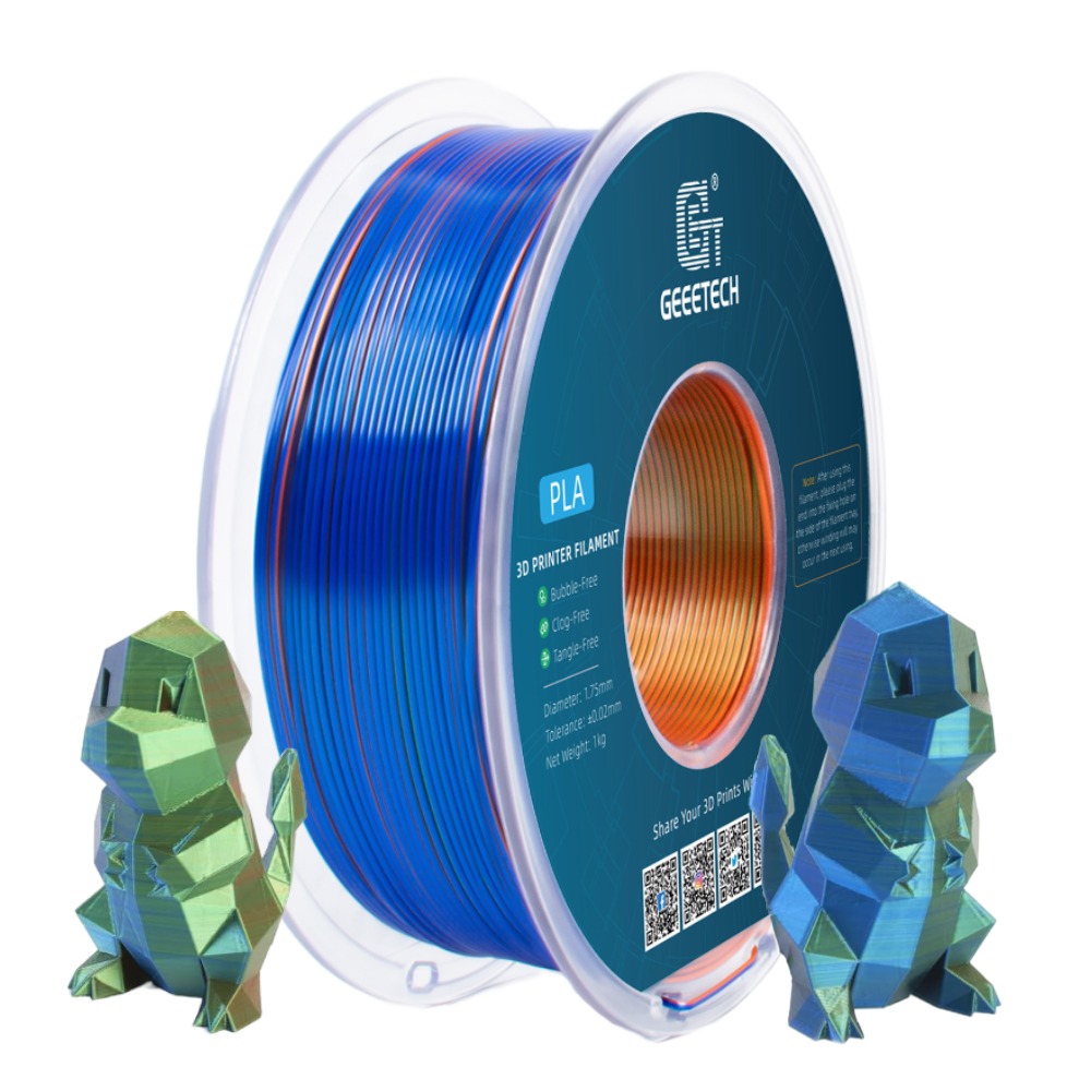 NEW GEEETECH 3D Printer Filament 1.75MM 1KG PLA/TPU/ABS+/PETG/Silk/Matte/HS-PLA - Afbeelding 219 van 298