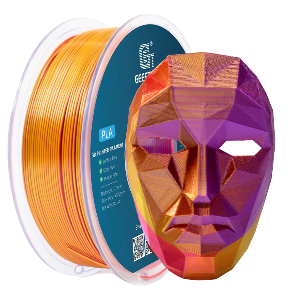 NEW GEEETECH 3D Printer Filament 1.75MM 1KG PLA/TPU/ABS+/PETG/Silk/Matte/HS-PLA - Afbeelding 229 van 298