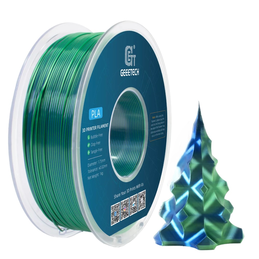 NEW GEEETECH 3D Printer Filament 1.75MM 1KG PLA/TPU/ABS+/PETG/Silk/Matte/HS-PLA - Afbeelding 271 van 298