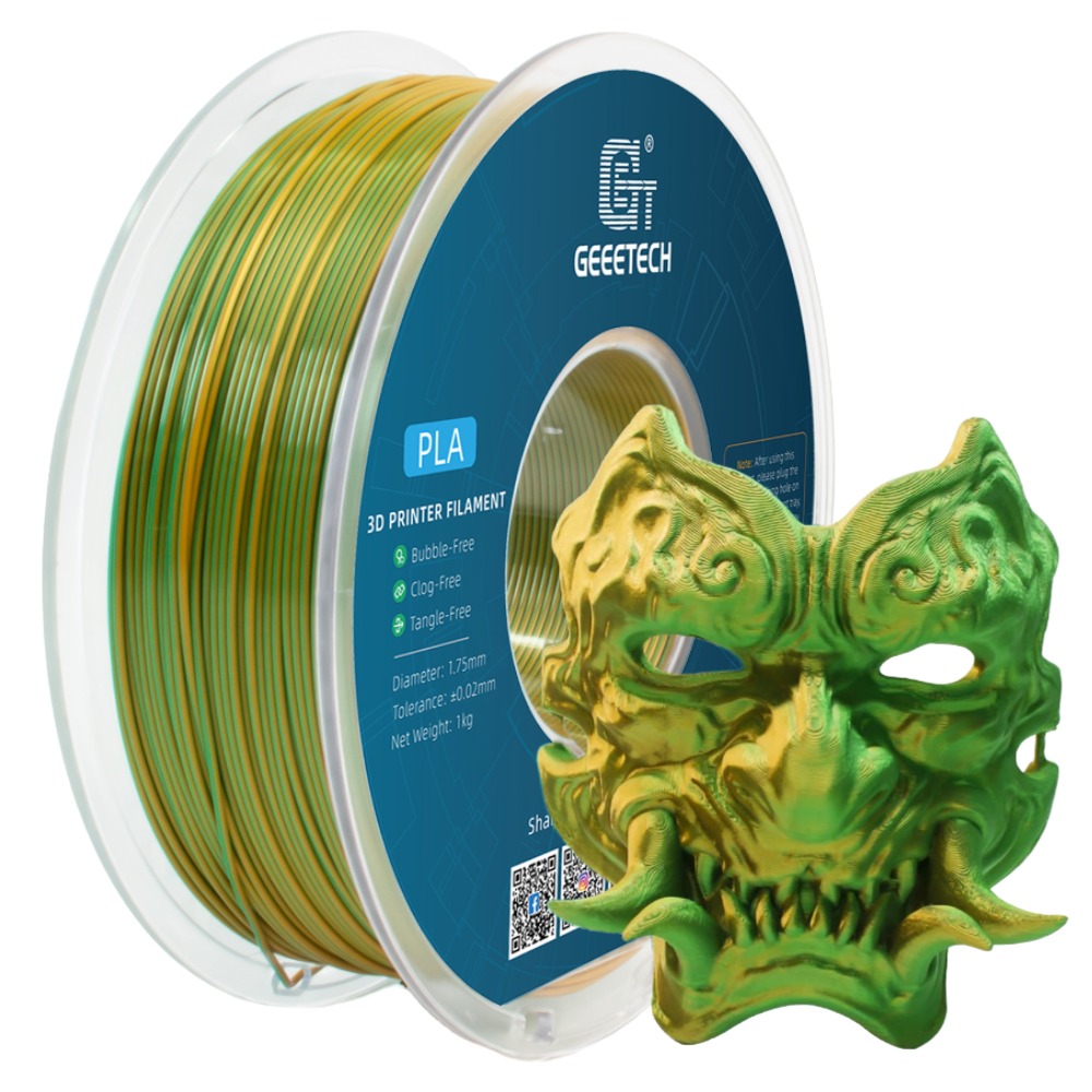 NEW GEEETECH 3D Printer Filament 1.75MM 1KG PLA/TPU/ABS+/PETG/Silk/Matte/HS-PLA - Afbeelding 275 van 298