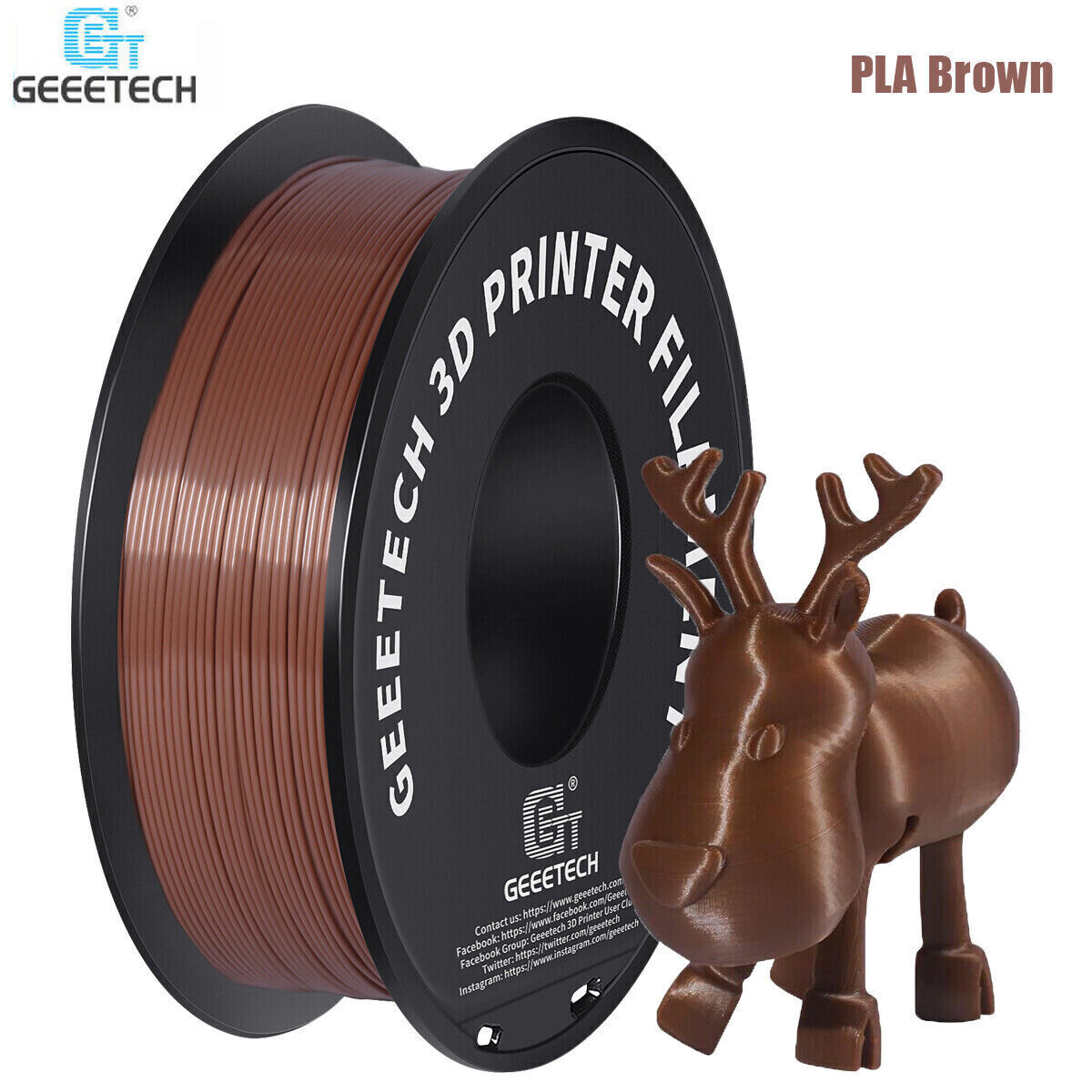 Geeetech 1kg 1.75mm PLA ABS PETG TPU 3D Filament Silk PLA für 3D Drucker - Afbeelding 6 van 44