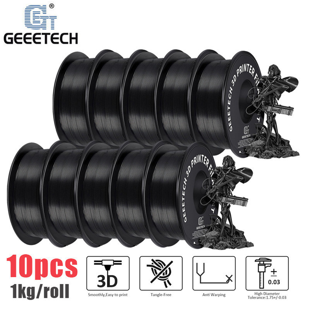 Lot de 10 kg de filament d'imprimante 3D Geeetech PLA/PETG/Soie/ABS+ filament 1,75 mm - Photo 12/13