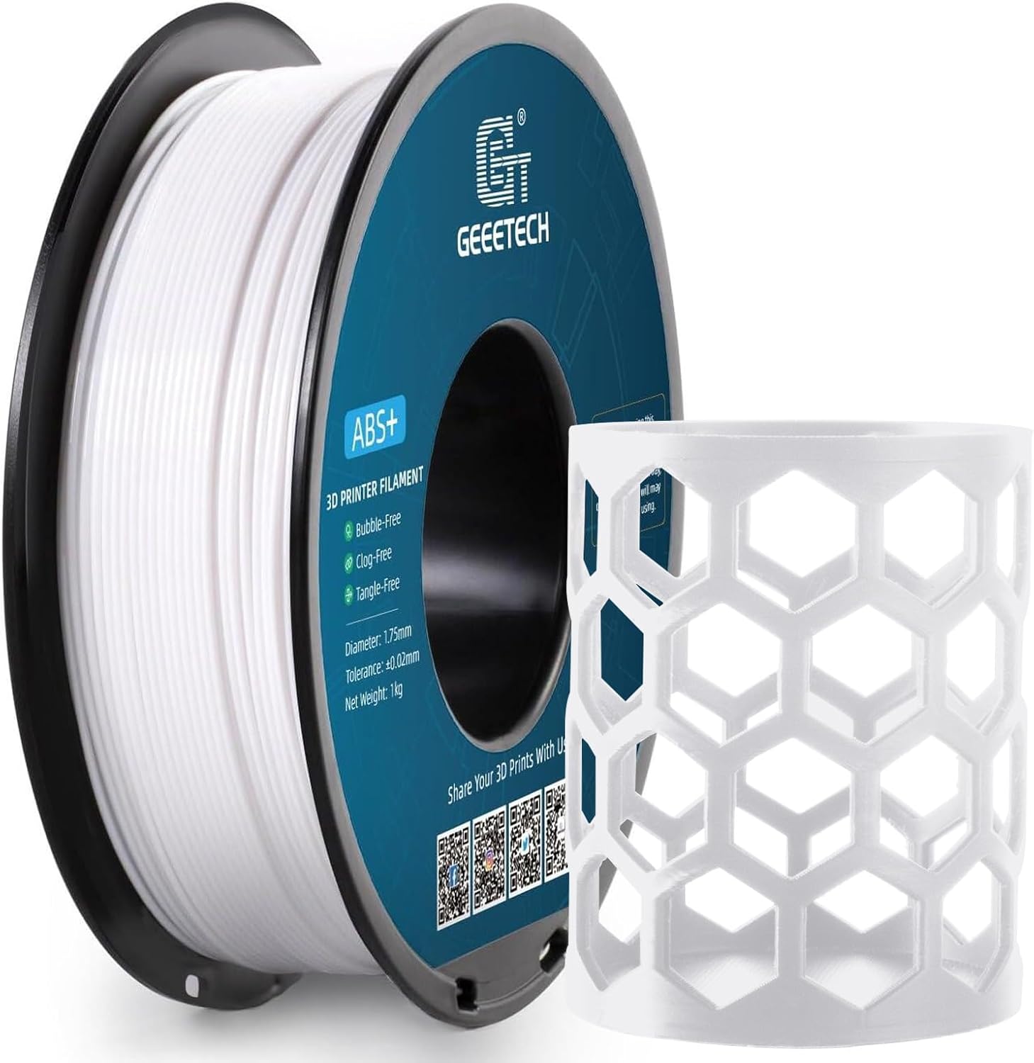 【Buy 6 Get 4 Free,Add 10】Geeetech 3D Printer Filament ABS+ 1.75MM 1KG Multicolor - Picture 27 of 27