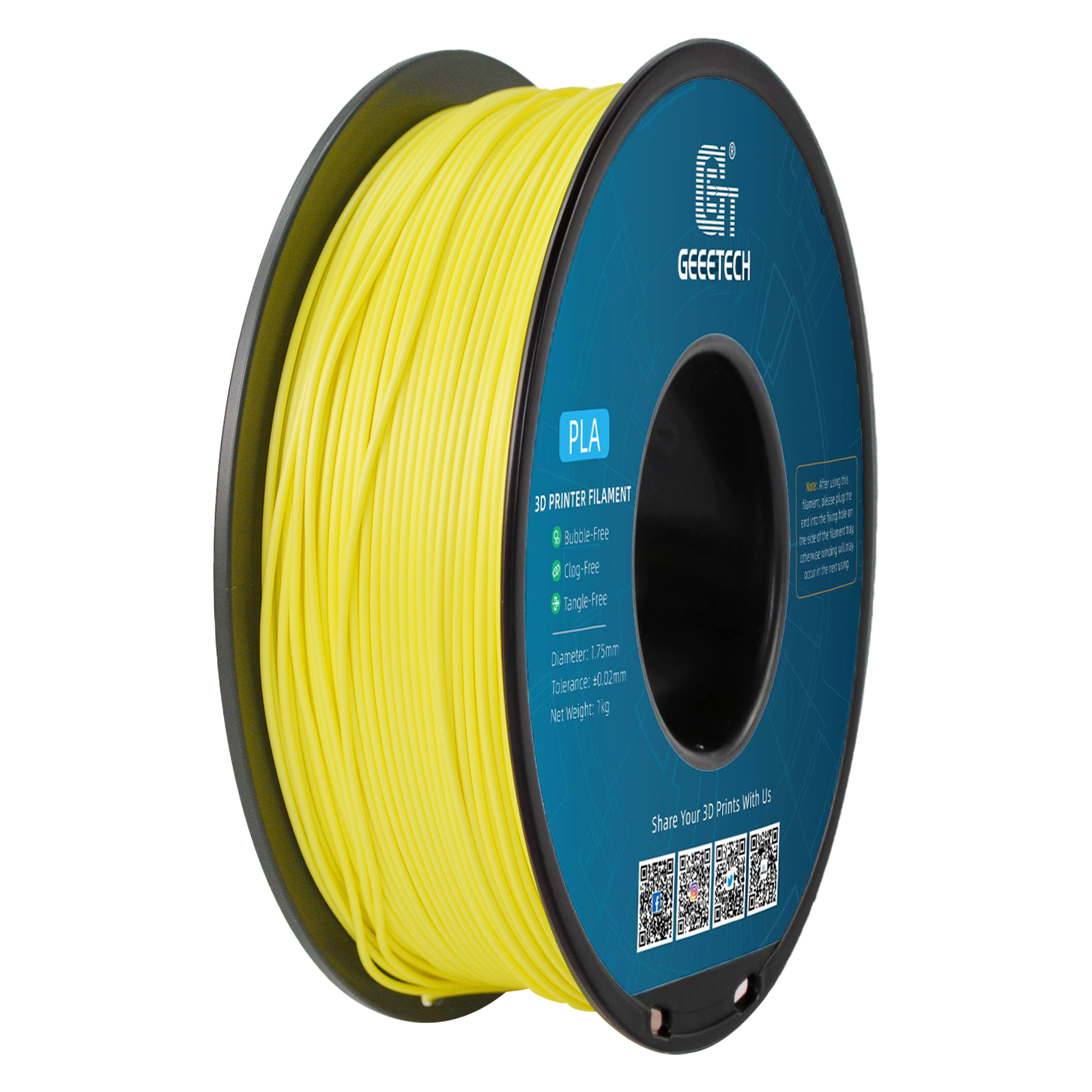 New Geeetech 3D Printer Filament 1.75mm 1KG PLA/TPU/Silk PLA/Matte PLA/PETG/ABS+ - Picture 13 of 222