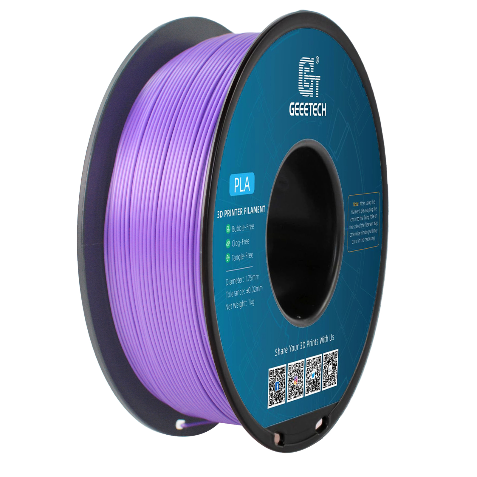 New Geeetech 3D Printer Filament 1.75mm 1KG PLA/TPU/Silk PLA/Matte PLA/PETG/ABS+ - Picture 14 of 222