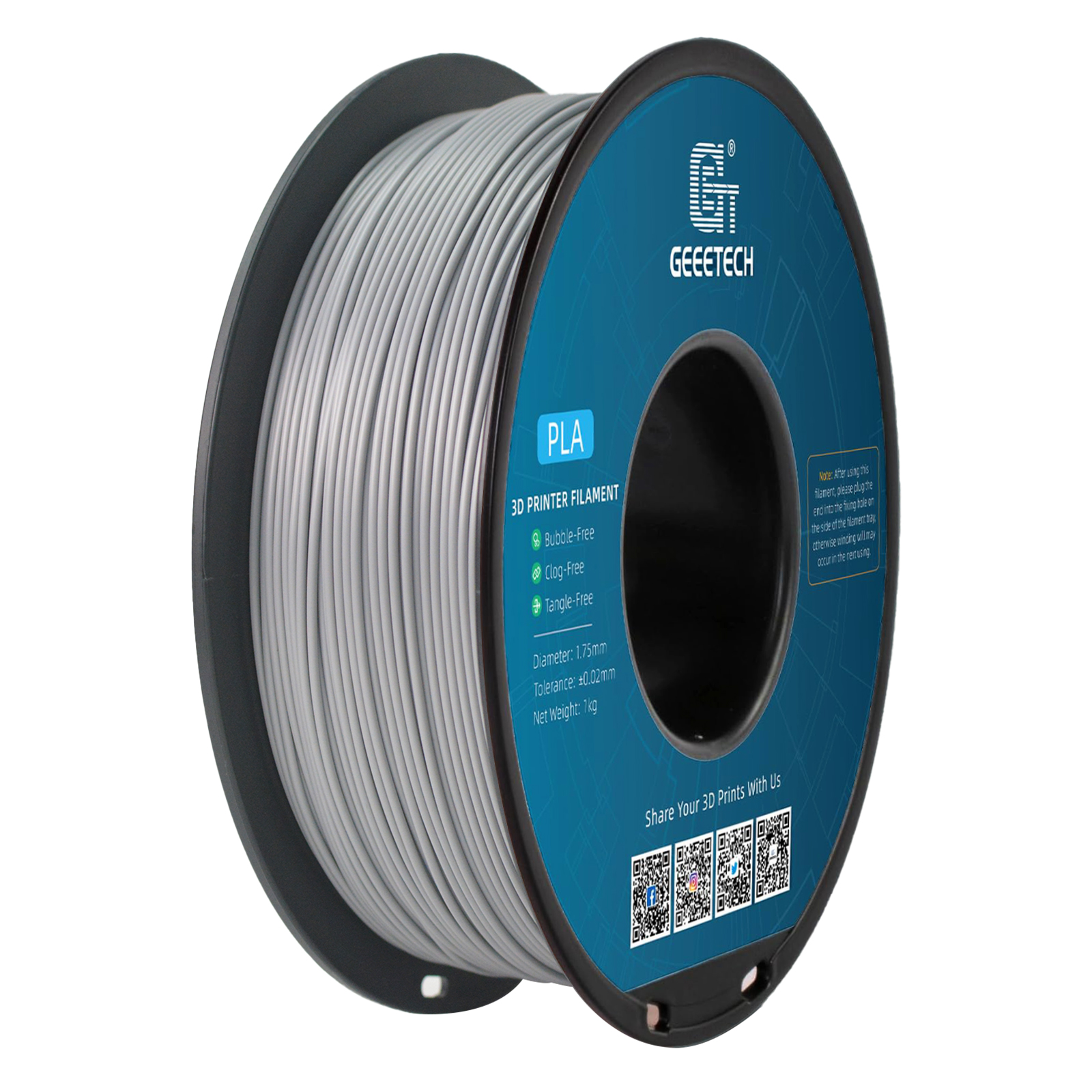 New Geeetech 3D Printer Filament 1.75mm 1KG PLA/TPU/Silk PLA/Matte PLA/PETG/ABS+ - Picture 36 of 222