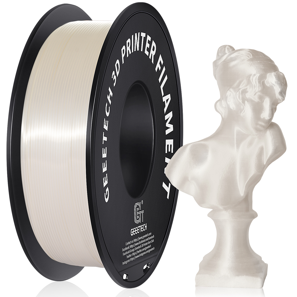 New Geeetech 3D Printer Filament 1.75mm 1KG PLA/TPU/Silk PLA/Matte PLA/PETG/ABS+ - Picture 38 of 222