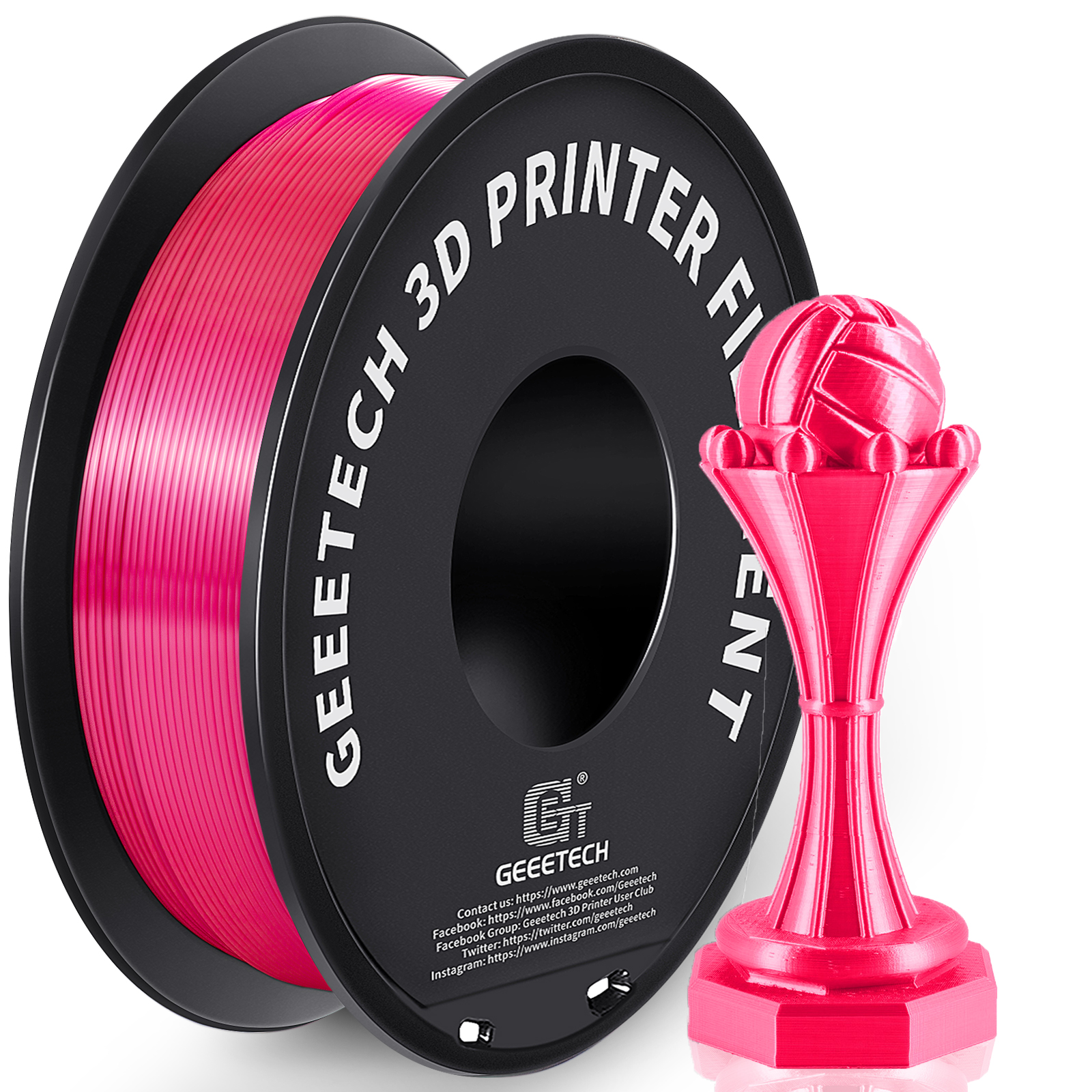 New Geeetech 3D Printer Filament 1.75mm 1KG PLA/TPU/Silk PLA/Matte PLA/PETG/ABS+ - Picture 42 of 222