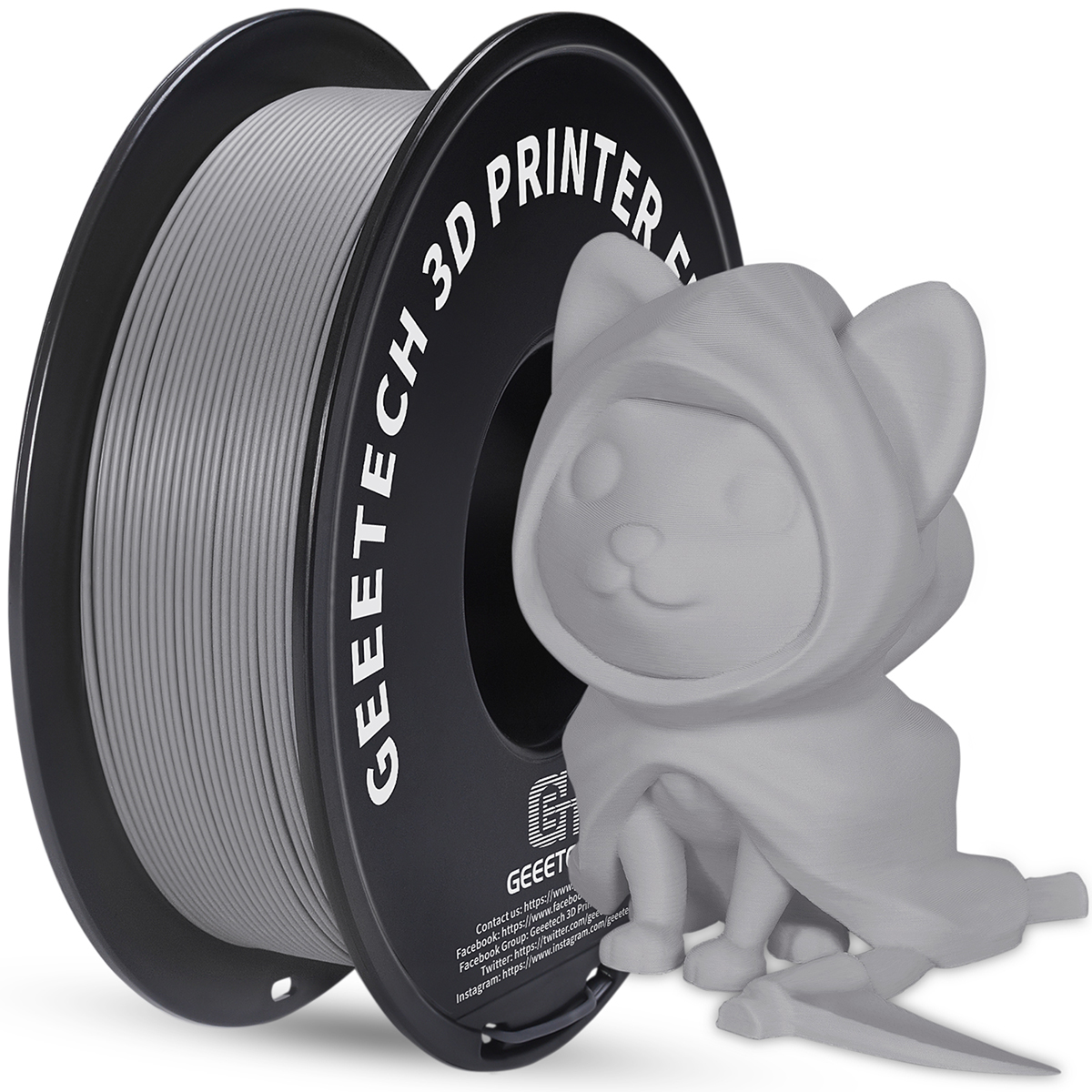 New Geeetech Filament PLA/PETG/ABS+/TPU/HS-PLA 1,75mm 1KG/rolle For 3D Drucker - Bild 146 von 193