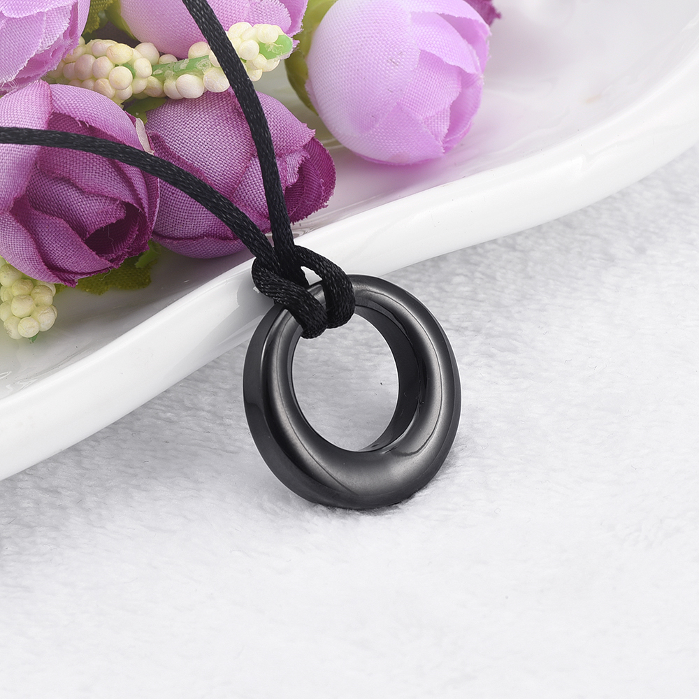 Cremation Jewelry Urn Ring pendant Necklace pet Ashes Holder Unisex Memorial