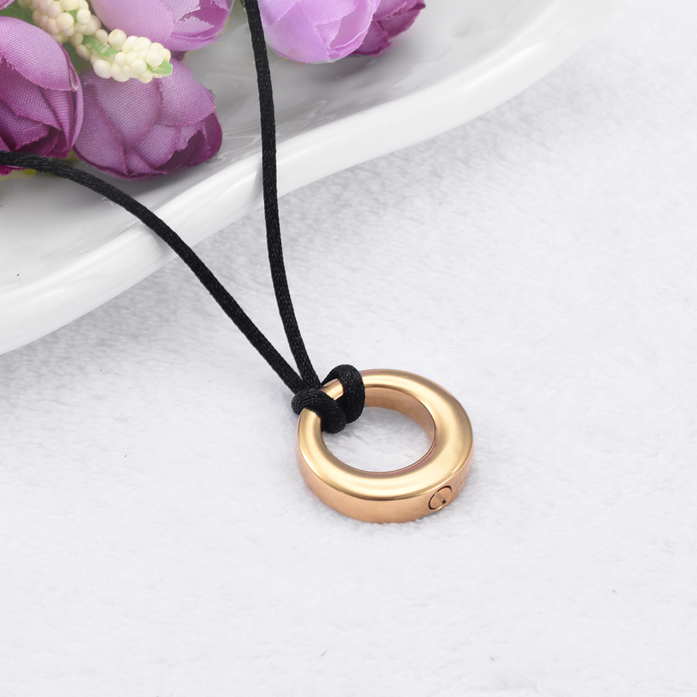 Cremation Jewelry Urn Ring pendant Necklace pet Ashes Holder Unisex Memorial