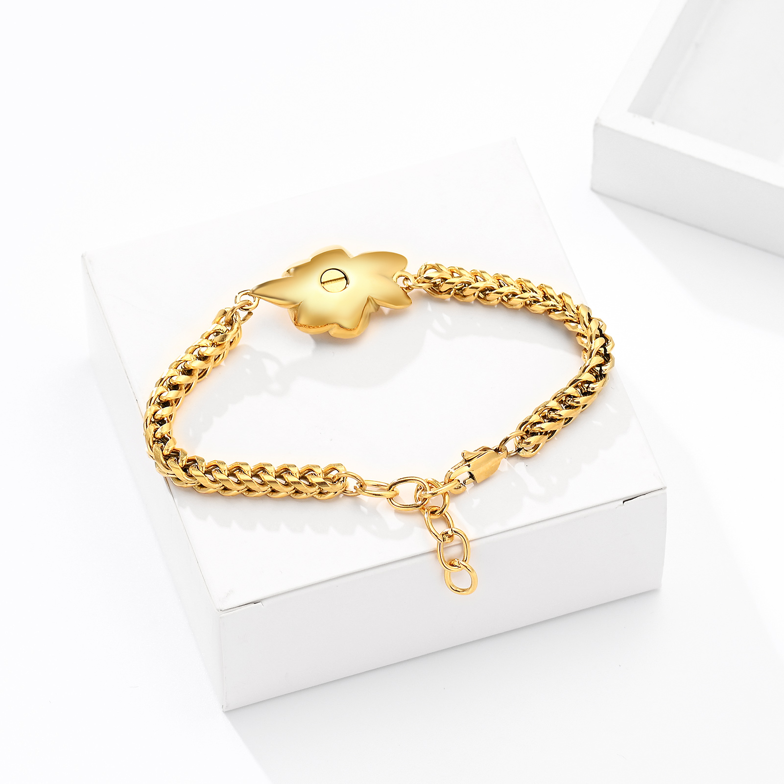 Rose Urn Cremation Bracelet For Ashes Memorial Woman Keepsake Bangle Jewelry - Picture 37 of 47